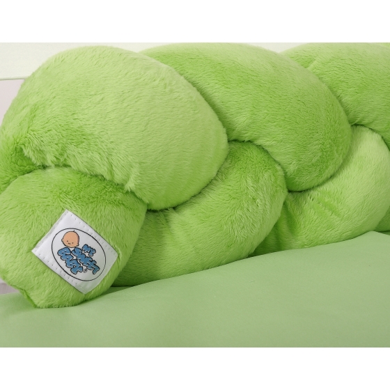 Knot bumper minky 180cm- green