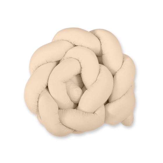 Knotted Cushion Braided 2m bumper- beige