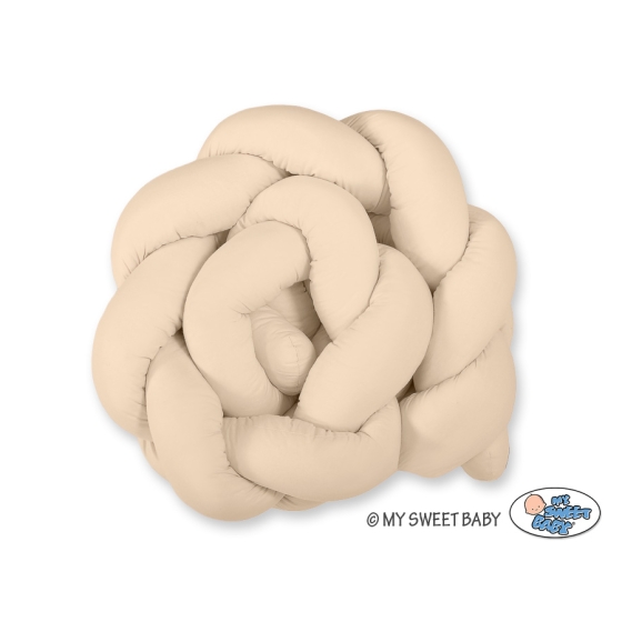 Knotted Cushion Braided 2m bumper- beige