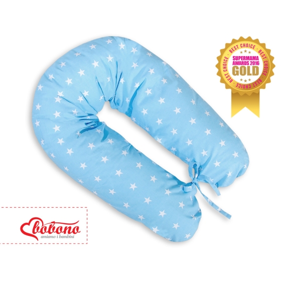 Maternity Pregnancy pillow- Blue stars