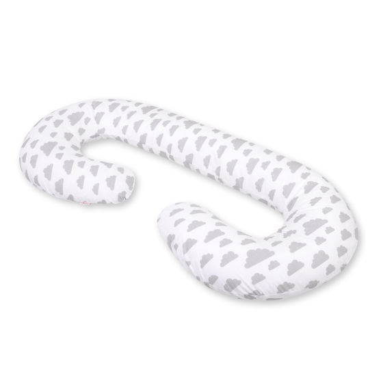Maternity Support Pillow C - clouds gray