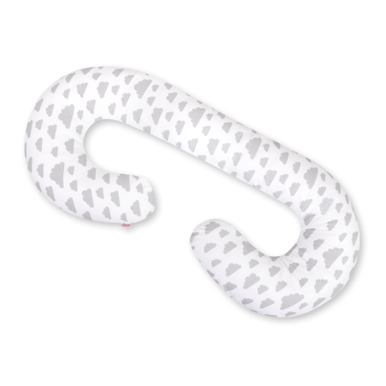Maternity Support Pillow C - clouds gray