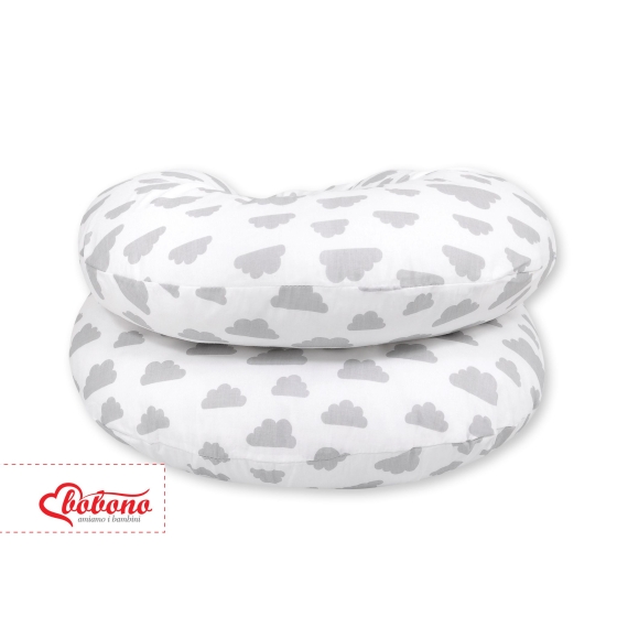 Maternity Support Pillow C - clouds gray