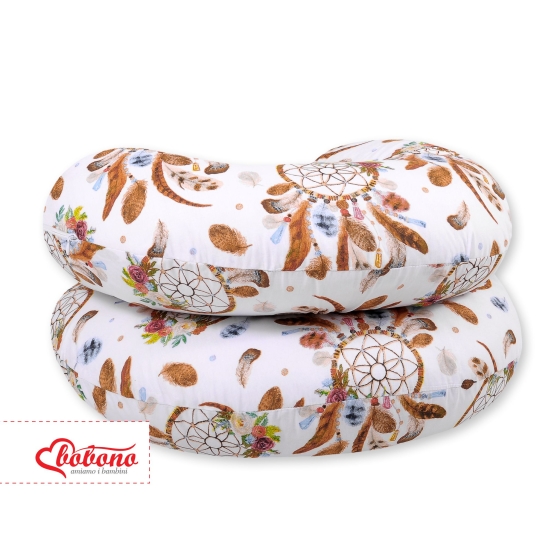 Maternity Support Pillow C - dream catchers white