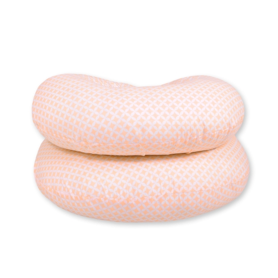Maternity Support Pillow C - Flower pattern peach