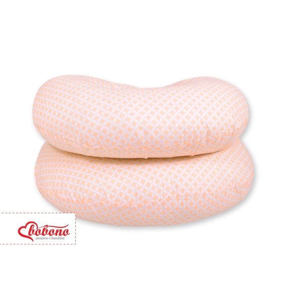 Maternity Support Pillow C - Flower pattern peach