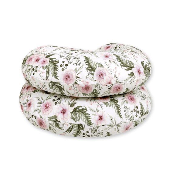 Maternity Support Pillow C - peony flower pink