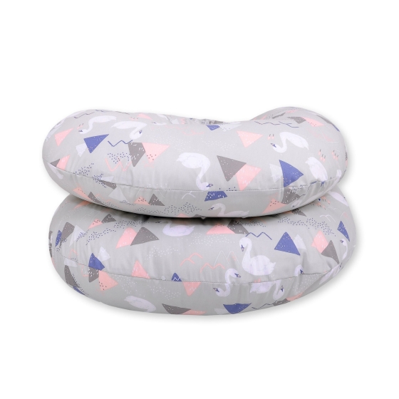 Maternity Support Pillow C - Swans gray