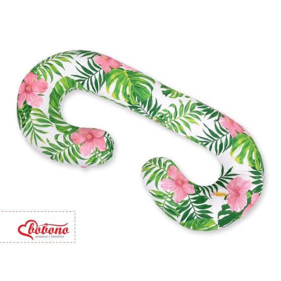 Maternity Support Pillow C - tropical flowers