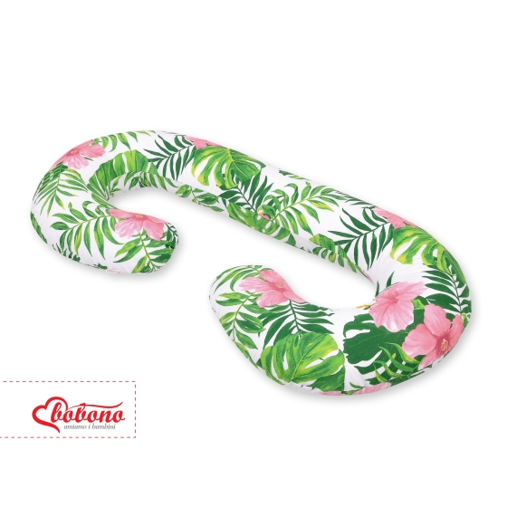 Maternity Support Pillow C - tropical flowers