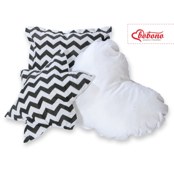 MEGA SET: Kids Teepee tent + playmat + pillows + decorative feathers FREE! - Chevron black