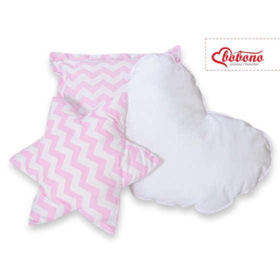 MEGA SET: Kids Teepee tent + playmat + pillows + decorative feathers FREE!- Chevron pink