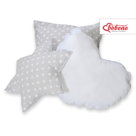 MEGA SET: Kids Teepee tent + playmat + pillows + decorative feathers FREE!- White dots on Gray