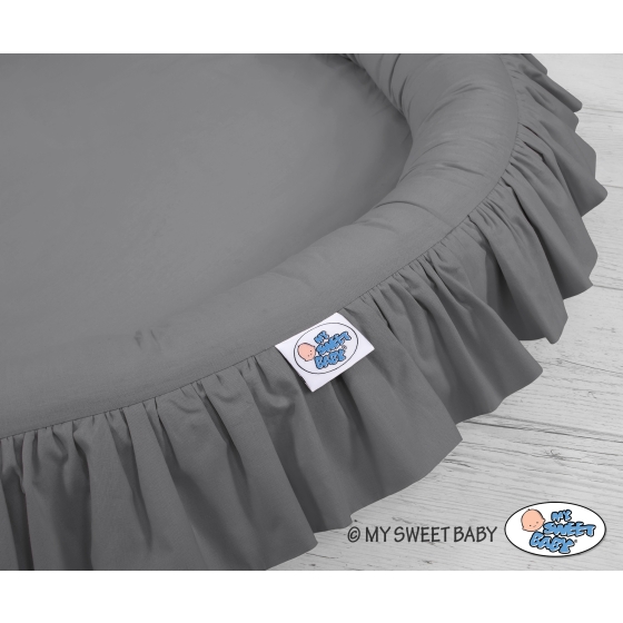 Nest with flounce - anthracite