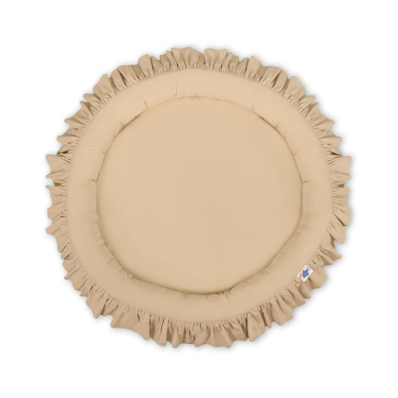 Nest with flounce - beige