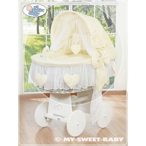 New Replacement Bedding Set Cover for Wicker Crib no. 58962-142 or 78962-142