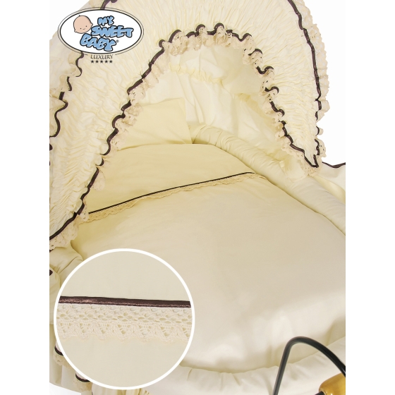 New Replacement Bedding Set Covers for Wicker Crib Emma no. 2100-026 or 72100-026