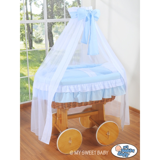 New Replacement Bedding Set Covers for Wicker Crib no. 2107-109/72107-109
