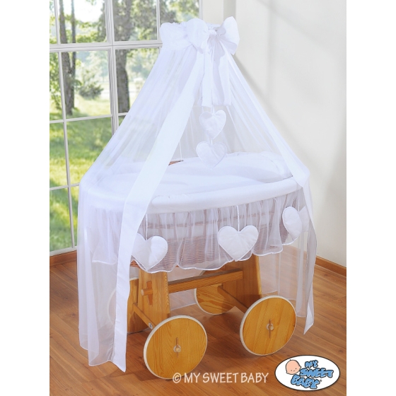 New Replacement Bedding Set Covers for Wicker Crib no. 2107-123/72107-123