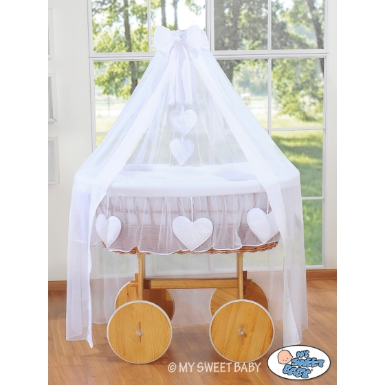 New Replacement Bedding Set Covers for Wicker Crib no. 2107-123/72107-123