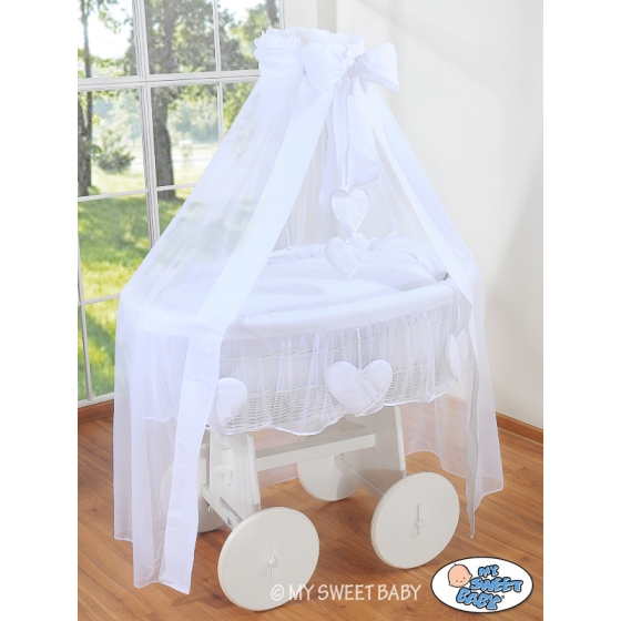 New Replacement Bedding Set Covers for Wicker Crib no. 2107-123/72107-123