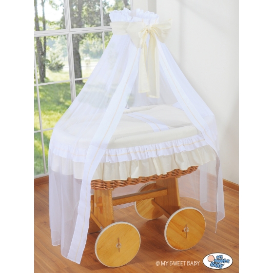 New Replacement Bedding Set Covers for Wicker Crib no. 2107-135/72107-135
