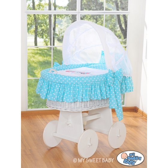 New Replacement Bedding Set Covers for Wicker Crib no. 58962-425 or 78962-425