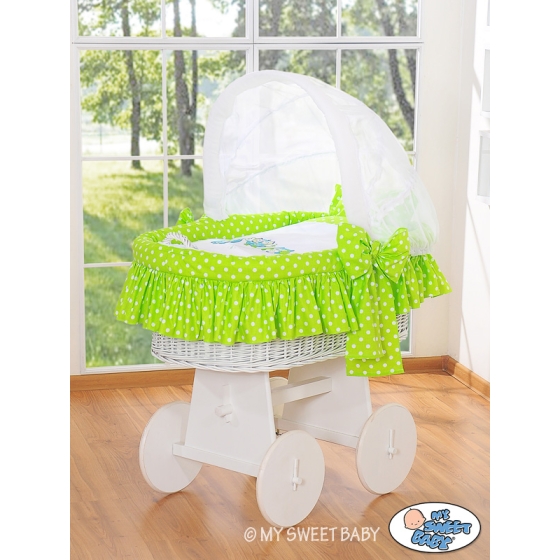 New Replacement Bedding Set Covers for Wicker Crib no. 58962-428 or 78962-428