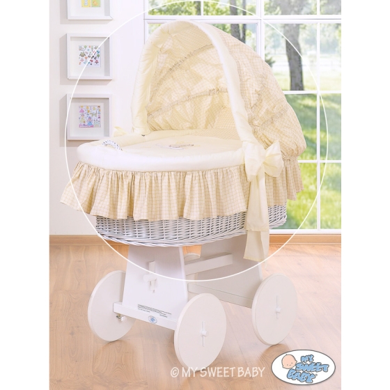 New Replacement Bedding Set Covers for Wicker Crib no. 58962-810 or 78962-810