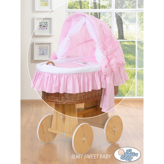 New Replacement Bedding Set Covers for Wicker Crib no. 58962-814 or 78962-814