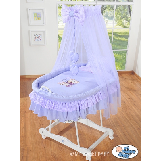 New Replacement Bedding Set Covers for Wicker Crib no. 99690e-325 or 79690e-325