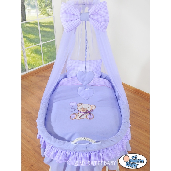 New Replacement Bedding Set Covers for Wicker Crib no. 99690e-325 or 79690e-325
