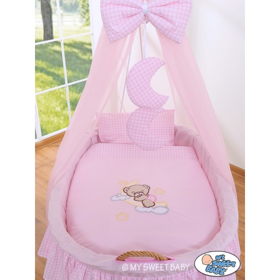 New Replacement Bedding Set Covers for Wicker Crib no. 99690e-806 or 79690e-806