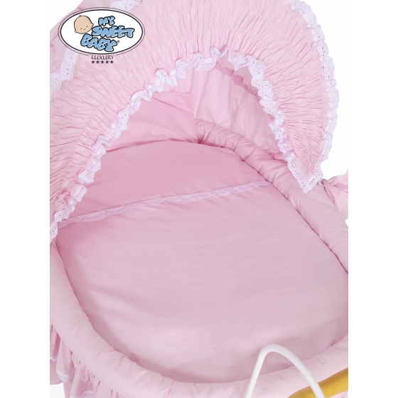 New Replacement Bedding Set Covers for Wicker Crib Victoria no. 2100-173 or 72100-173