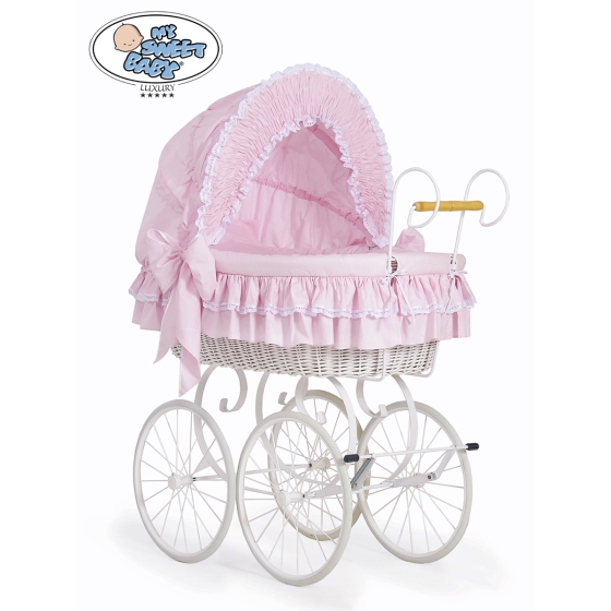 New Replacement Bedding Set Covers for Wicker Crib Victoria no. 2100-173 or 72100-173