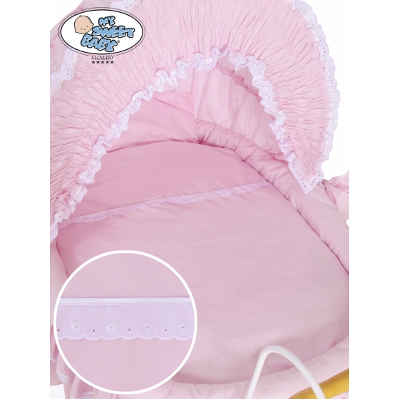 New Replacement Bedding Set Covers for Wicker Crib Victoria no. 2100-173 or 72100-173