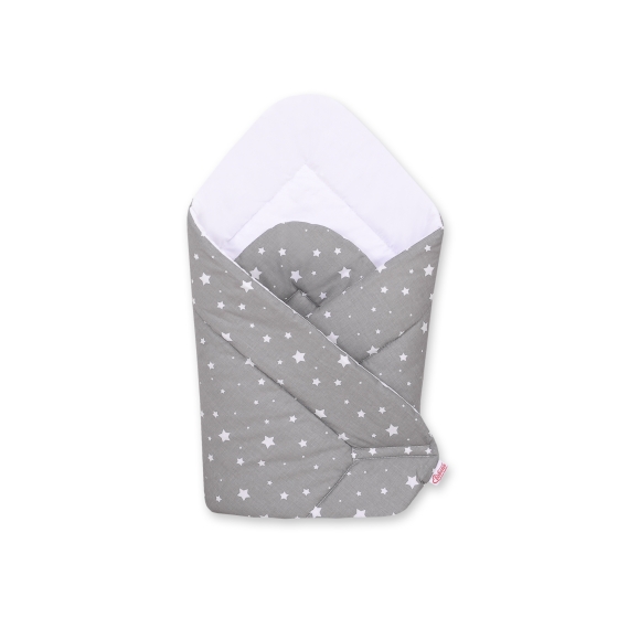Newborn Swaddle Blanket Wrap - mini stars white