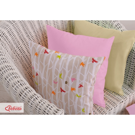 Pillow case - beige trees