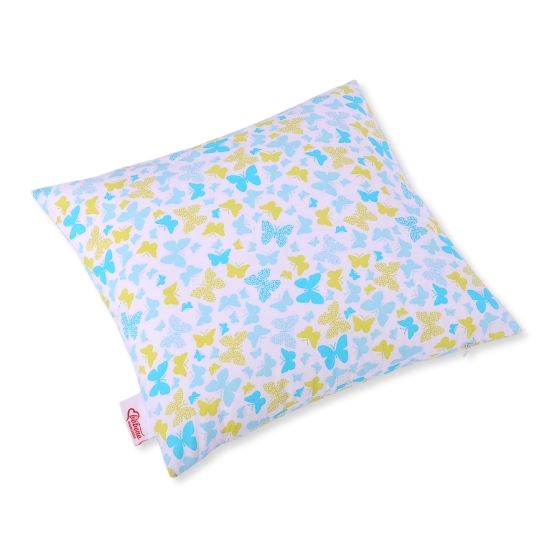 Pillow case - blue butterflies