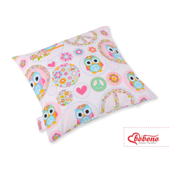 Pillow case - happy owls