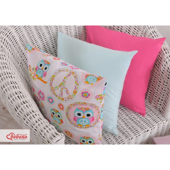 Pillow case - happy owls
