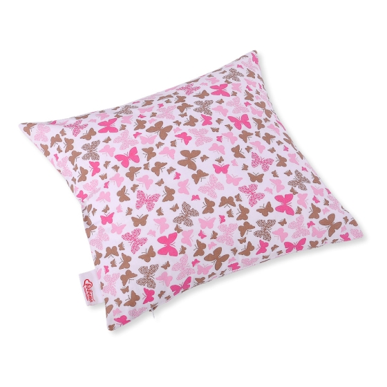 Pillow case - pink butterflies