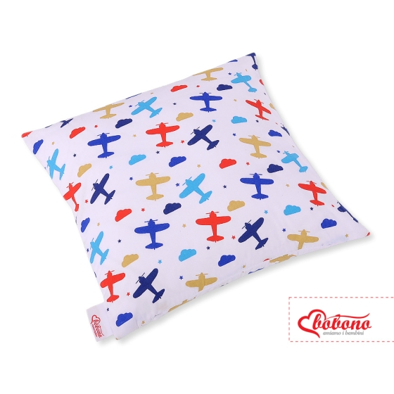 Pillow case - planes navy blue