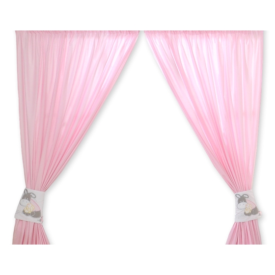 Pink Curtains for baby room- Donkey Luca pink