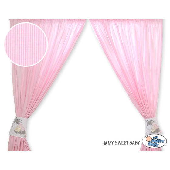 Pink Curtains for baby room- Donkey Luca pink