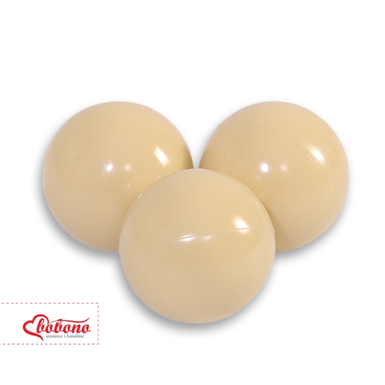 Plastic balls for the dry pool 50pcs - beige
