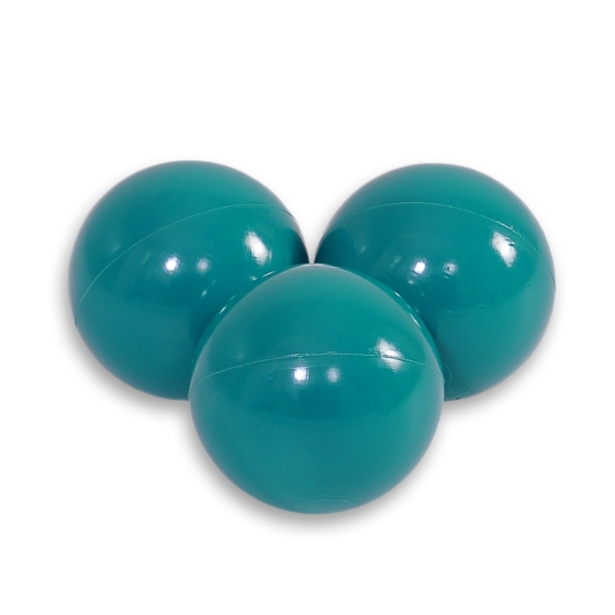 Plastic balls for the dry pool 50pcs - dark turquoise