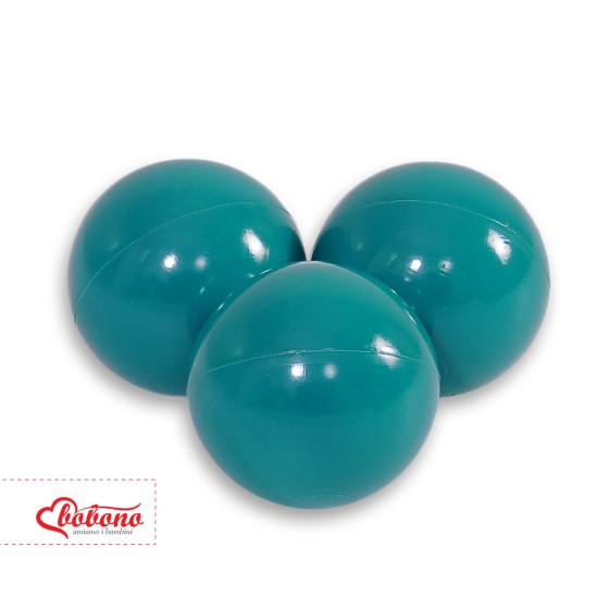 Plastic balls for the dry pool 50pcs - dark turquoise
