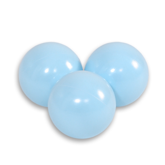 Plastic balls for the dry pool 50pcs - light blue