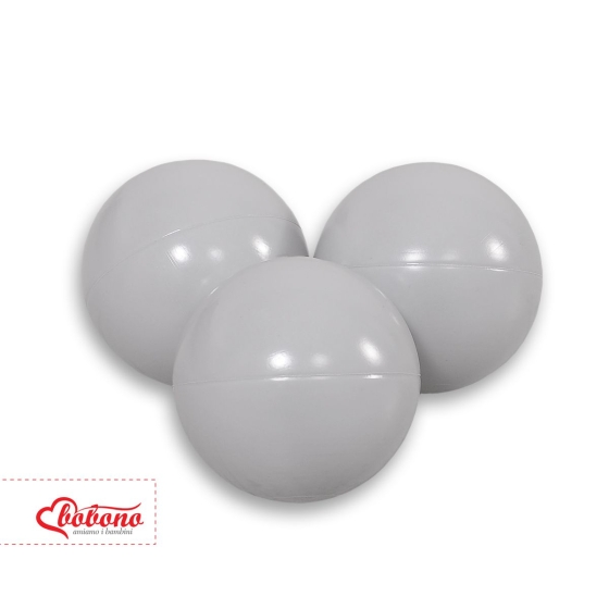 Plastic balls for the dry pool 50pcs - light gray